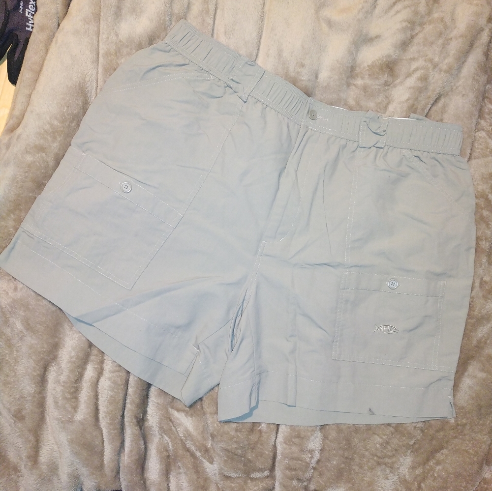 aftco nylon hunting, fishing cargo shorts 42